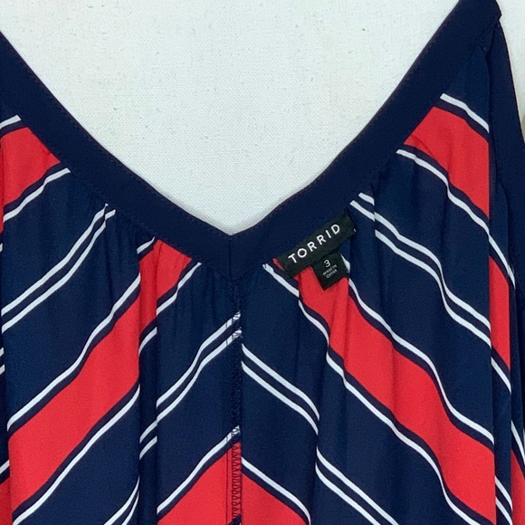 🦆 Torrid - Striped Tank Top Blouse - Picture 4 of 4